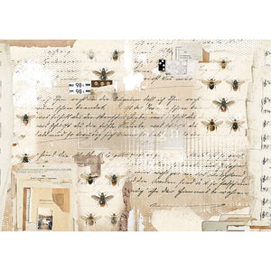 Mysterious Notes - Decoupage Rice Paper